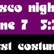 Disco Night Party and Potluck June 7th 5:30-7pm