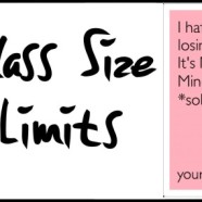 Class Size Limits!