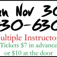 2 Year Party & Potluck Sunday Nov 30th with Multiple Instructors!