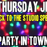 Welcome back to the studio LIGHTS OUT Party – Thursday July 2 at 7 pm