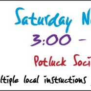 3rd year anniversary celebration – Saturday November 21st 3-4:30 pm with Potluck Social to follow
