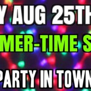 Lights Out August 25th at 7 PM – Summer time style!