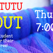 VALENTINES LIGHTS OUT – Dance in your Tutu – Thursday Feb 16 @ 7:00 pm