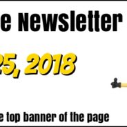 Fall 2018 Newsletter is out!