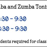 FREE Demo class – Zumba and Zumba Toning – Jan 12 and Jan 19 @ 8:30 am