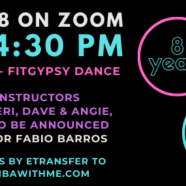 8th Zinversary party now Online with 8 instructors!